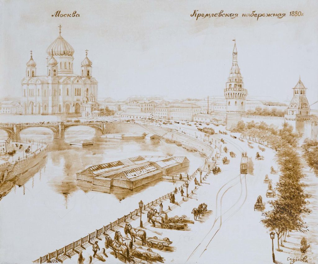 Картина Кремлевская набережная